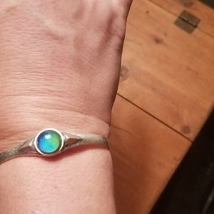 Mood stone cuff bracelet